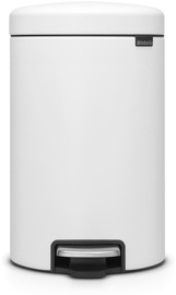 Atkritumu tvertne Brabantia NewIcon Mineral Eternal White, 12 l