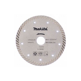 Pjovimo diskas Makita Diamond Blade Turbo, 125 mm x 22.23 mm x 2.1 mm