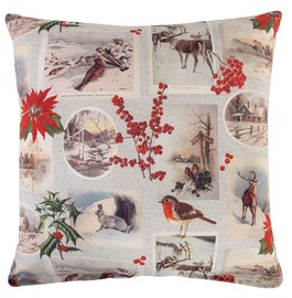 Home4you Holly Pillow 45x45cm Winter/Animals