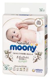 Autiņbiksītes Moony Natural, 2 izmērs, 8 kg, 58 gab.