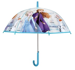 Зонтик детские Perletti Frozen II 50245, прозрачный/многоцветный