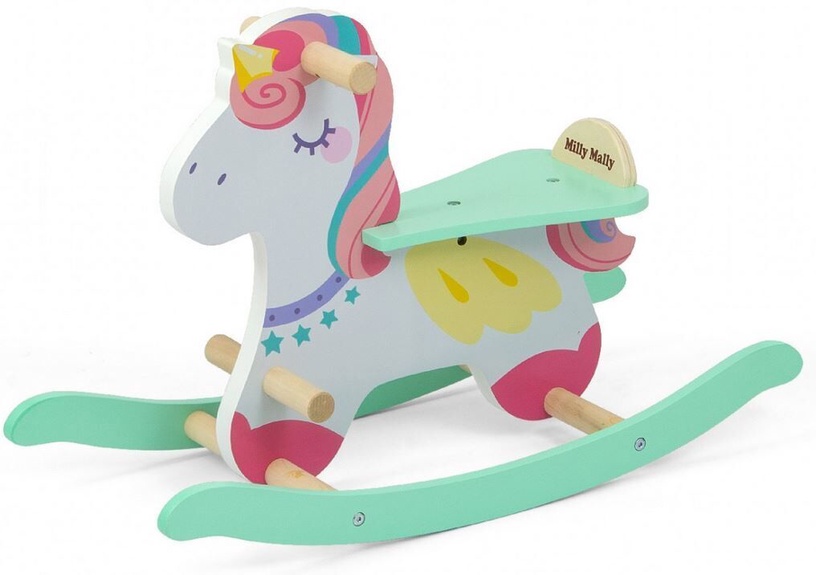 Šūpojošā rotaļlieta Milly Mally Lucky 18 Unicorn
