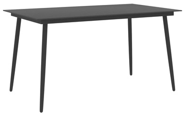 Dārza galds VLX 313115, melna