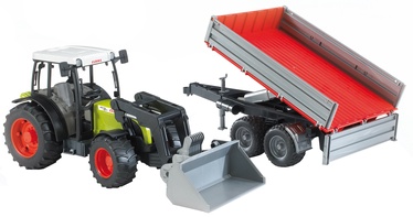 Mängutraktor Bruder Claas Nectis 267 F 980256, punane/roheline