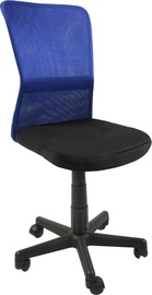 Home4you Office Chair Belice Black/Blue 27734