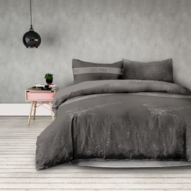 Комплект постельного белья AmeliaHome, серый, 140x200