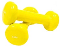 Sport Systems Vinyl Dumbbells DB010 2 x 0.5kg Yellow