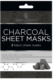 Skin Academy Charcoal Sheet Masks 2pcs