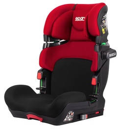 Bērnu autokrēsls Sparco SK800, melna/sarkana, 9 - 36 kg