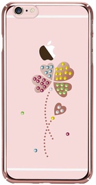 X-Fitted Lucky Clover Swarovski Crystals Back Case For Apple iPhone 6/6s Rose Gold