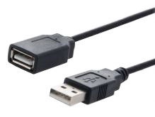 Savio Cable USB / USB 0.8m Black