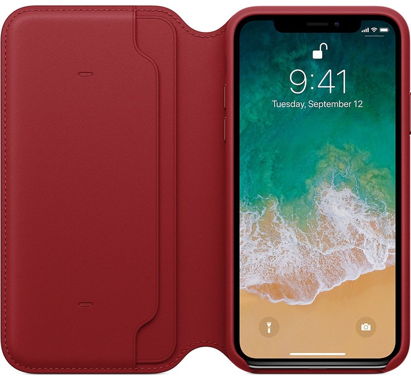 Telefono dėklas Apple, Apple iPhone X, raudona