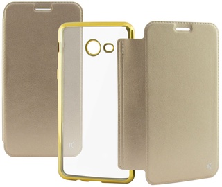 Ksix Folio Case For Samsung Galaxy J7 J730 Gold