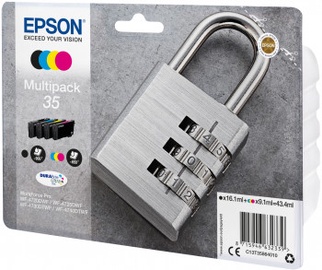 Кассета для принтера Epson Multipack 4-Colours 35 DURABrite Ultra, черный/желтый/циановый (cyan)/фуксия (magenta), 43.4 мл