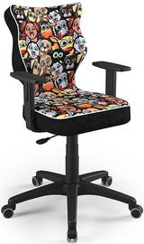 Bērnu krēsls Duo Size 5 ST28, melna/sarkana/daudzkrāsaina, 375 mm x 1000 mm