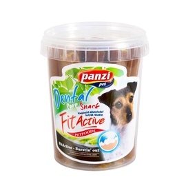 Skanėstas šunims Fit Active Dental Care, su rūkytu sūriu ir morkomis, 350 gr
