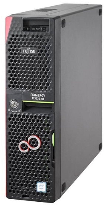 Serveris Fujitsu Primergy TX1320 VFY:T1323SC010IN, Intel® Xeon® Processor E3 -1220 v6 (8M Cache, 3.0 GHz), 8 GB - Senukai.lt