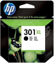 Tintes printera kasetne HP 301XL, melna