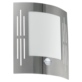 Õue seinavalgusti Eglo City, 60W, E27, IP44, roostevaba teras