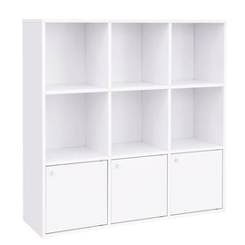 Songmics Bookcase 97.5x30x97.5cm White