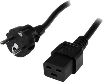 Manhattan IEC320 to C19 16A 2.5m Black