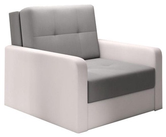 Dīvāngulta Idzczak Meble Top 1 Bahama 31 Gray/Soft 17 White, 104 x 104 x 92 cm