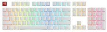 Чехол на клавиатуру Glorious PC Gaming Race Aura Keycaps v2, белый