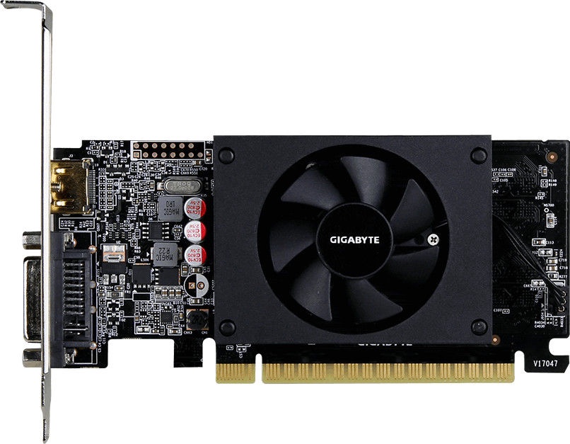 Видеокарта Gigabyte GeForce GT 710 PCIE GV-N710D5-2GL, 2 ГБ, GDDR5
