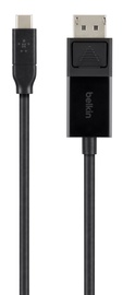 Belkin USB-C to DisplayPort Cable Black 1.8m