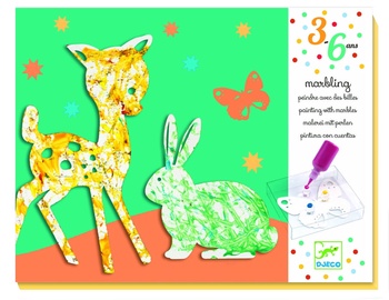 Djeco Painting With Marbles Painting Set