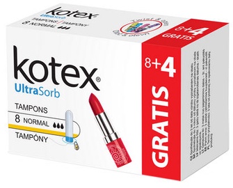 Hügieenilised tampoonid Kotex, Normal, 12 tk