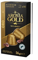 Kakao kapsulas Aroma Gold, 0.056 kg, 10 gab.