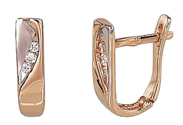 Diamond Sky Gold Earrings Nikola V