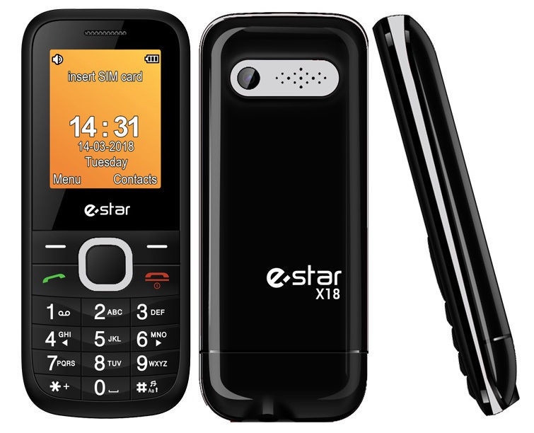 Mobiiltelefon eSTAR X18, hõbe, 32MB/32MB