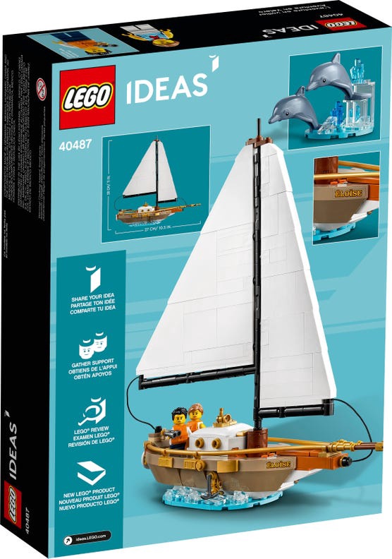 Konstruktor LEGO® Ideas Sailboat Adventure 40487, 330 tk
