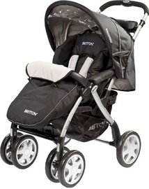 Jalutuskäru Britton Allroad, must/hall