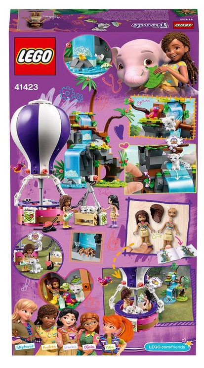 Конструктор LEGO® Friends Джунгли: спасение тигра на воздушном шаре 41423