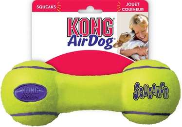 Игрушка для собаки Kong AirDog Squeaker Dumbbell 23.5 cm, Large, L, желтый