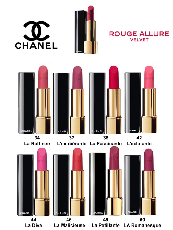 Huulepulk Chanel Rouge Allure Velvet 43 La Favorite, 3.5 g