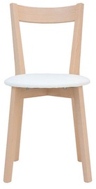 Стул для столовой Black Red White Ikka White/Light Brown, 1 шт.