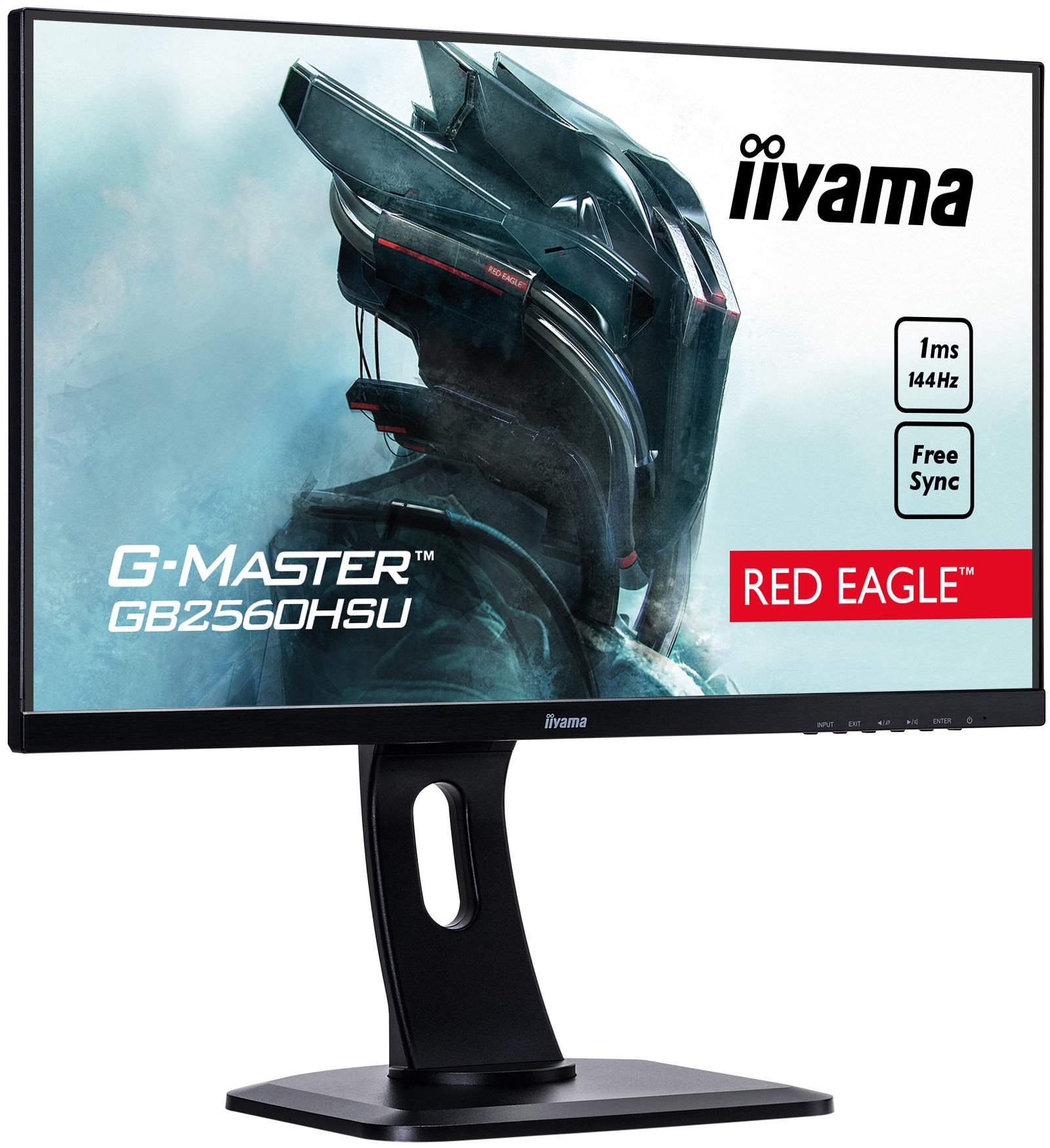 Monitors Iiyama G-Master Red Eagle GB2560HSU-B1, 24.5