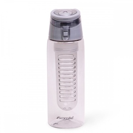 Ūdens pudele Kamille 2303, pelēka, plastmasa, 0.66 l