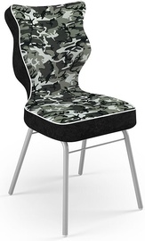 Детский стул Entelo Solo Size 5 ST33 Black/Camo, 390x390x850 мм