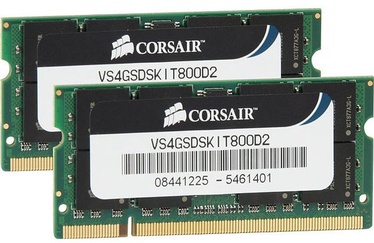 Corsair 4GB 800MHz DDR2 SO-DIMM KIT OF 2 VS4GSDSKIT800D2