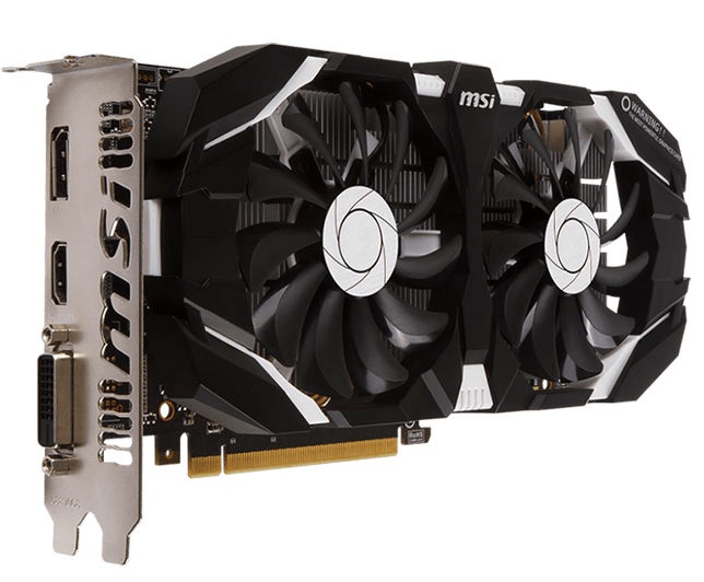 Vaizdo plokštė MSI GeForce GTX 1060 3GT OC GTX10603GTOC, 3 GB, GDDR5