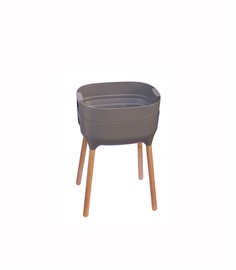 Puķu pods Plastia, pelēka, Ø 505 mm, 380 mm x 505 mm