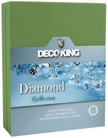 DecoKing Diamond Bedsheet 220x200 Green