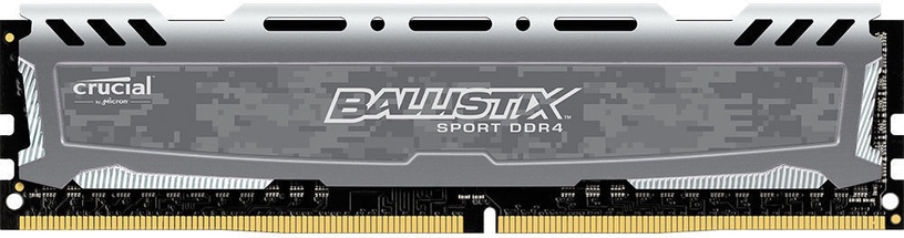 Operatyvioji atmintis (RAM) Crucial Ballistix Sport LT Gray, DDR4, 8 GB, 2666 MHz