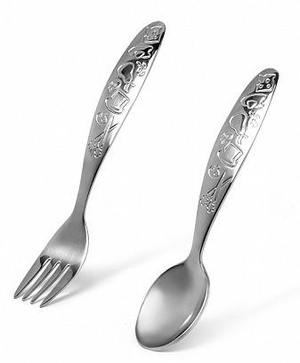 Baby Utensils For Feeding And Cooking Fissman Le Bebe Cutlery Set 2pcs Price