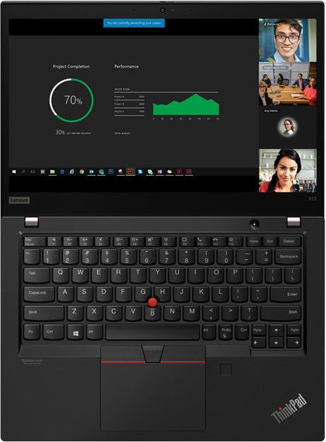 Sülearvuti Lenovo ThinkPad X13 Gen 1 20T2002MPB, Intel® Core™ i5-10210U Processor, 8 GB, 256 GB, 13.3 ", Intel UHD Graphics, must